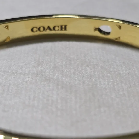 Coach Signature Enamel Bangle - Picture 6 of 7